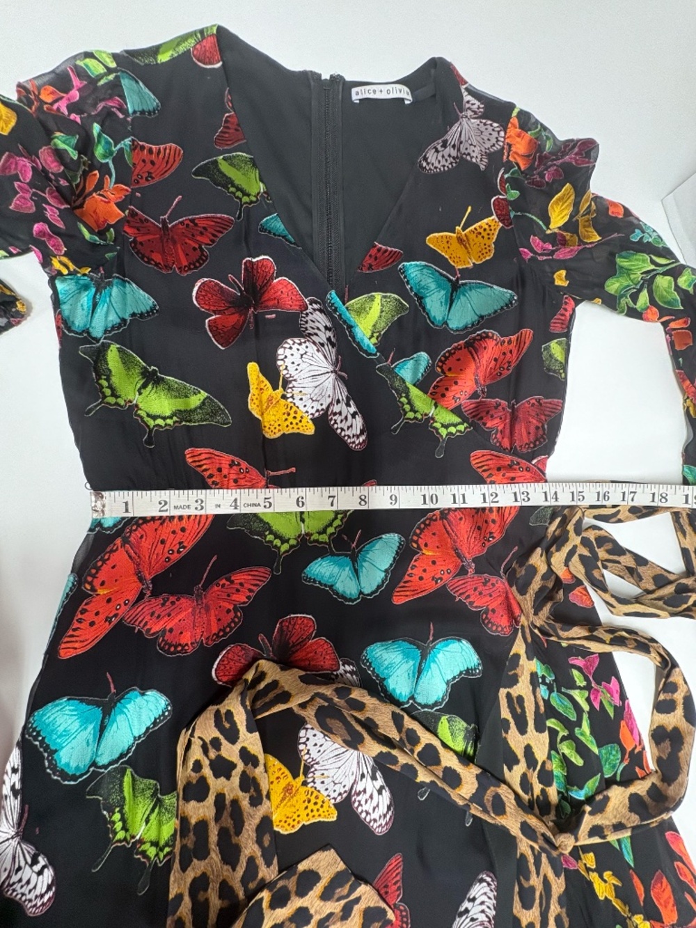 Alice + Olivia "Jesse" Midi Dress - Size 6 - NEW Without Tag. - Picture 7 of 16